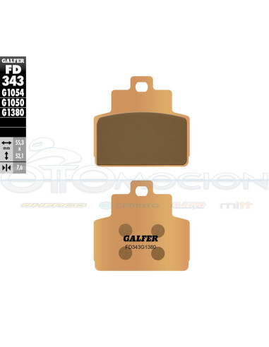 SINTER SCOOTER BRAKE PADS