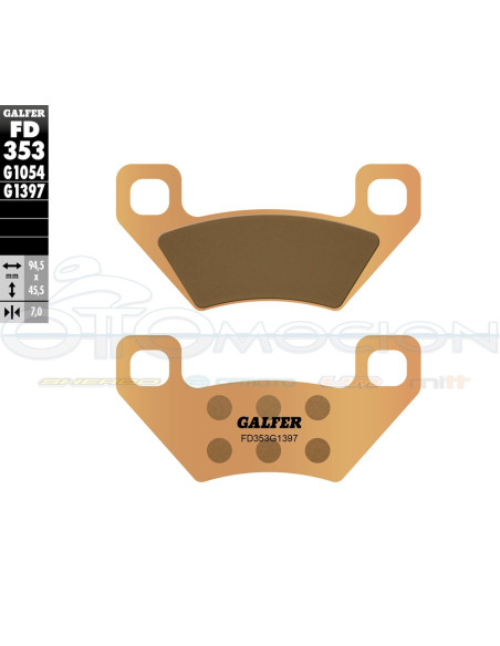 SINTER QUADS BRAKE PADS