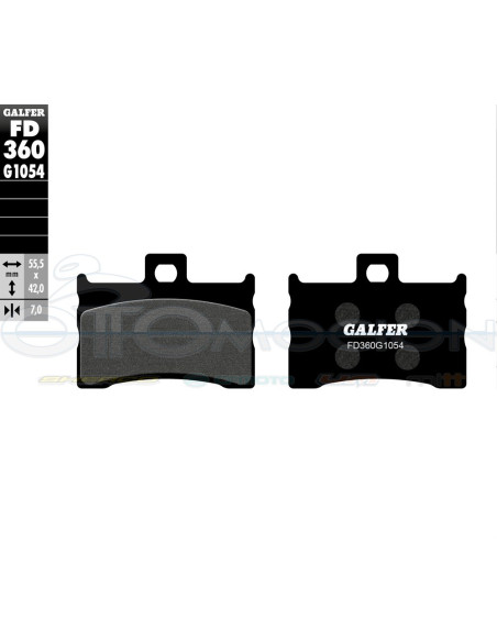 SEMI METAL BRAKE PADS