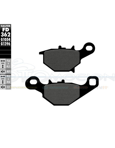 SEMI METAL BRAKE PADS