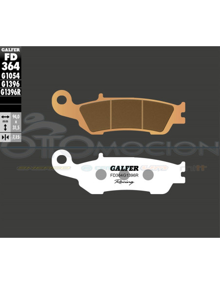 SINTER RACING OFF-ROAD BRAKE PADS