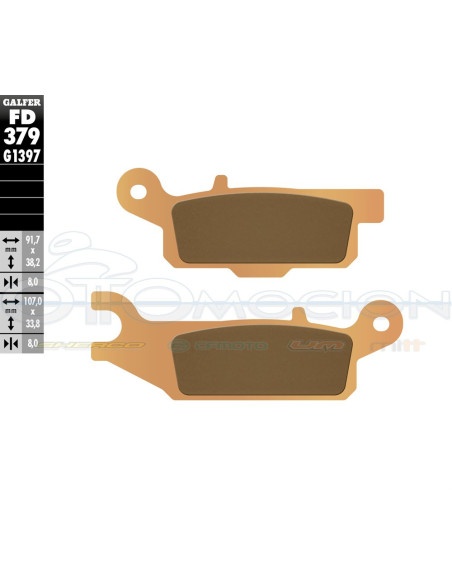 SINTER QUADS BRAKE PADS