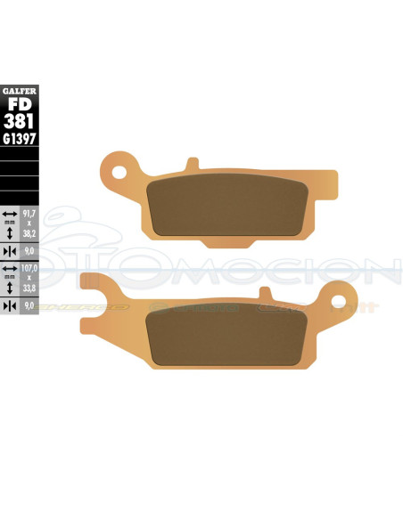 SINTER QUADS BRAKE PADS