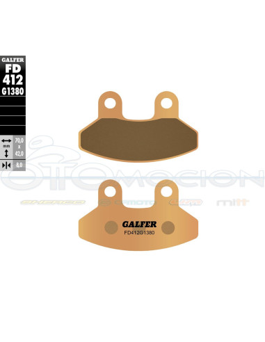 SINTER SCOOTER BRAKE PADS