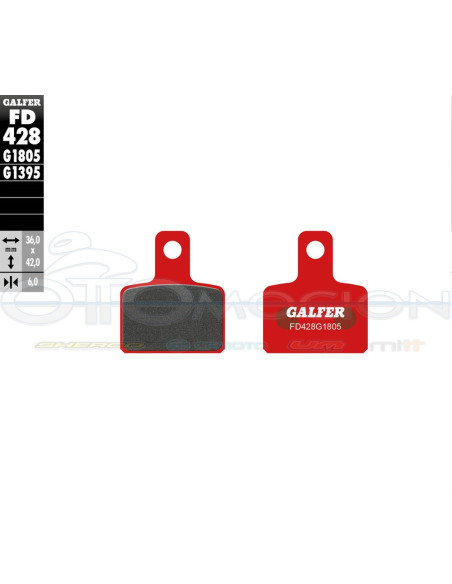 TRIAL TOP BRAKE PADS