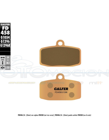 SINTER OFF-ROAD BRAKE PADS