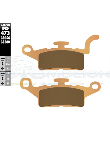 SINTER SCOOTER BRAKE PADS