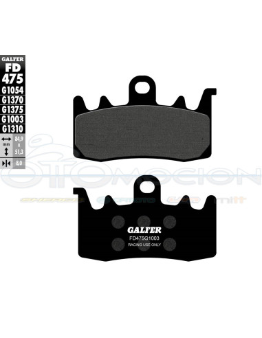 GP BRAKE PADS APRILIA RSV TUONO V4 R - BMW S 1000 RR - DUCATI 899 PANIGALE - HONDA CBR 100