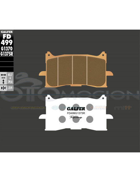 SINTER SPORT RACING BRAKE PADS HONDA CBR 650 R 2019- (FRONT)