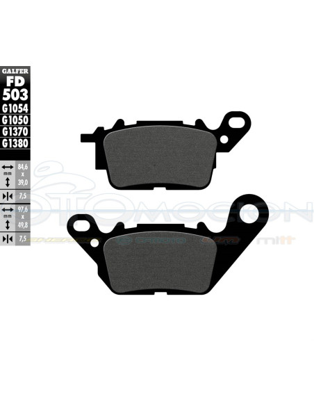 SCOOTER BRAKE PADS YAMAHA N MAX 125-150CC 2015- (FRONT)