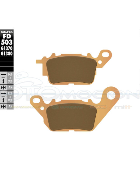 SINTER SCOOTER BRAKE PADS YAMAHA N MAX 125-150CC (FRONT)