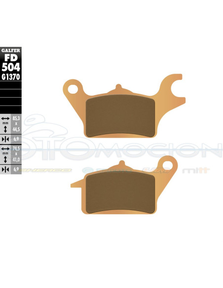 SINTER STREET BRAKE PADS KAWASAKI Z 125 PRO (FRONT)