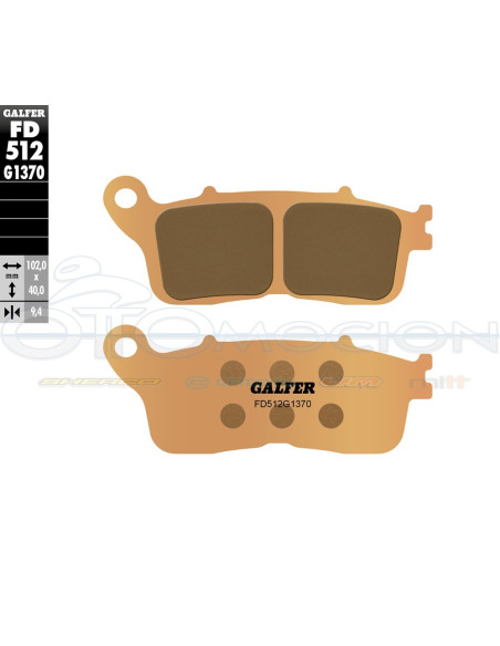 SINTER STREET BRAKE PADS HONDA VFR 1200 FDA - X CROSSTORUER (REAR)