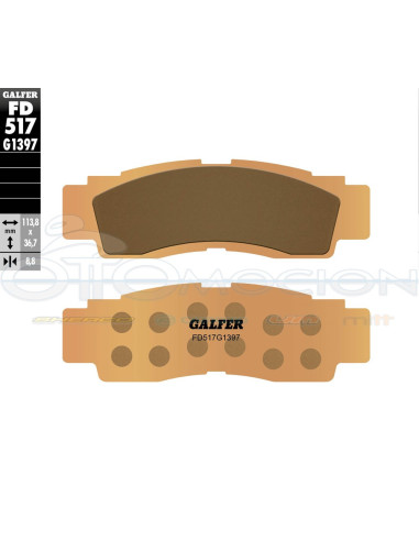 SINTER OFF-ROAD BRAKE PADS YAMAHA YXZ 1000 (FRONT)