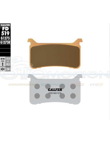 SINTER SPORT BRAKE PADS HONDA CBR 1000 RR 2017 (FRONT)