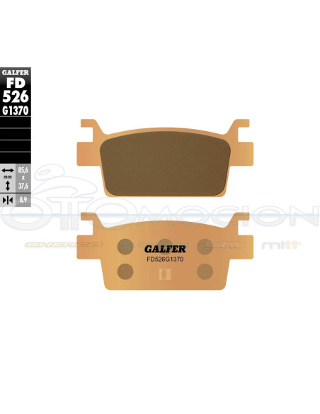 SINTER STREET BRAKE PADS KYMCO AK 550 (REAR)