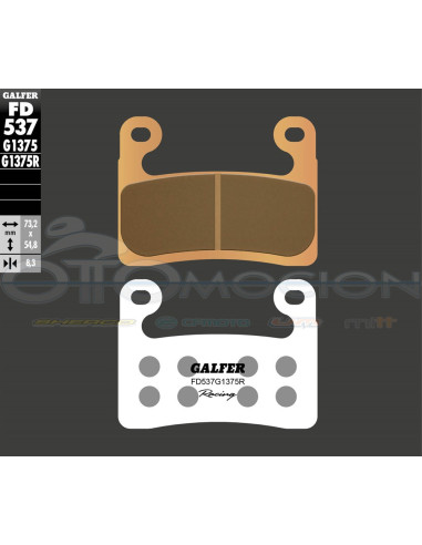 SINTER SPORT RACING BRAKE PADS BMW R 1250 GS 2019- (FRONT)