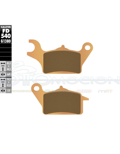 SINTER SCOOTER BRAKE PADS HONDA VISION 110 CBS (FRONT)