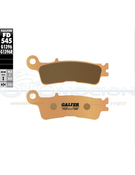 SINTER OFF-ROAD BRAKE PADS YAMAHA YZ 450 F 2020- (FRONT)