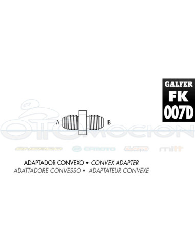 ADAPTADOR M10-3-8 CONVEXO