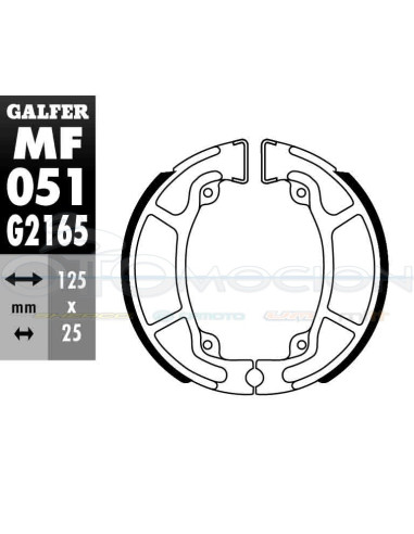 MORDAZA FRENO GZ 051-HONDA