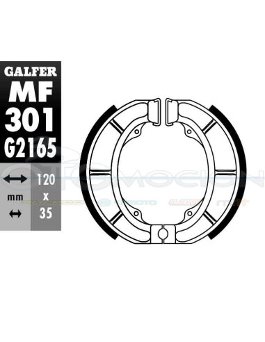 MORDAZA FRENO GZ 301-SUZUKI