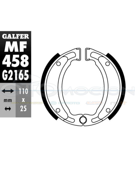 MORDAZA FRENO GZ 458-YAMAHA