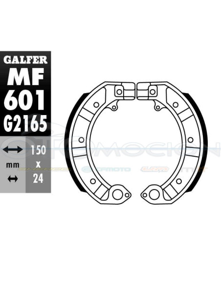 MORDAZA FRENO GZ 601-MOTO VESPA