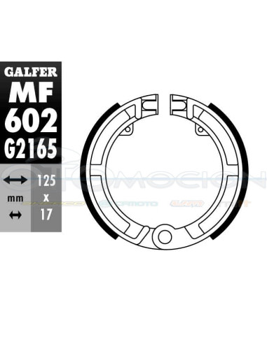 MORDAZA FRENO GZ 602-MOTO VESPA