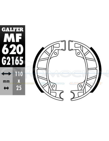 MORDAZA FRENO GZ 620-PIAGGIO