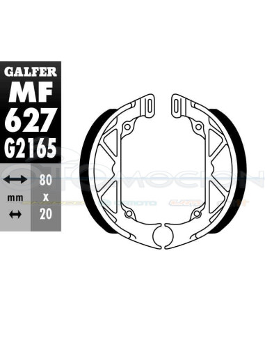 MORDAZA FRENO GZ 627-MOBILETTE