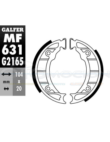 MORDAZA FRENO GZ 631-PIAGGIO-ZIP