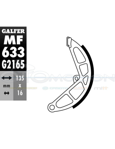 MORDAZA FRENO GZ 633-MOTO PIAGGIO