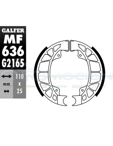 MORDAZA FRENO GZ 636-VESPA-PIAGGIO