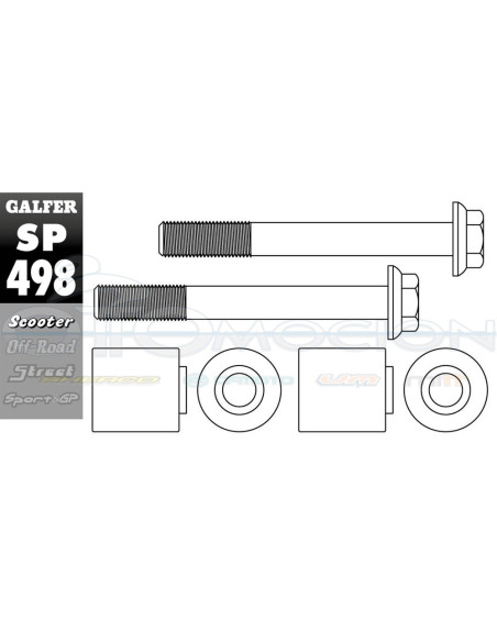 BRACKET ADAPTER YAMAHA T-MAX 530 - 560 Ø320MM