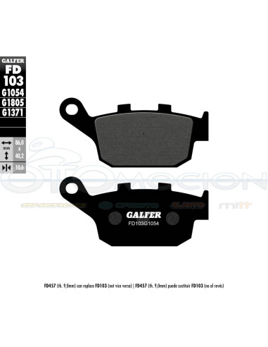 SEMI METAL BRAKE PADS