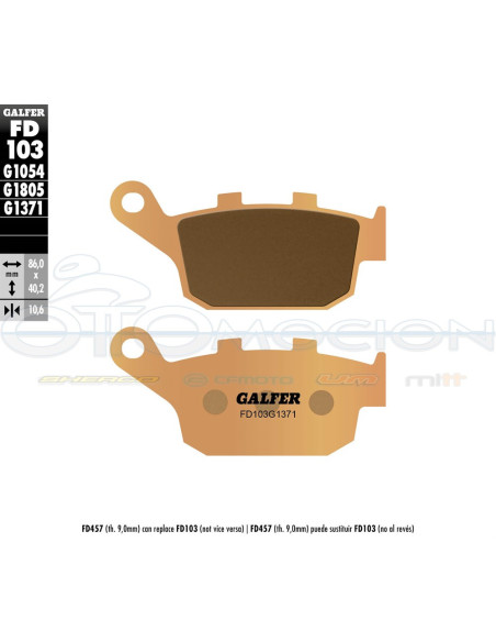 SINTER STREET BRAKE PADS