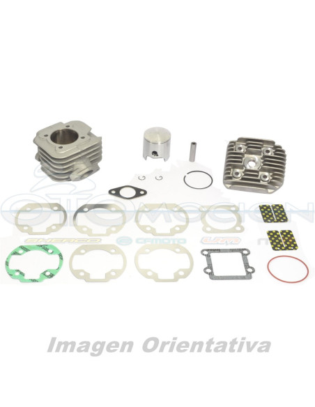 KIT DE CILINDRO BIG BORE CON CULATA  Ø 47,6 MM, 70 CC, BULON  Ø 10 MM, PISTON DE CABEZA AB