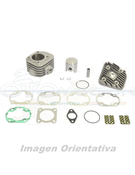 KIT DE CILINDRO BIG BORE CON CULATA  Ø 47,6 MM, 70 CC, BULON  Ø 12 MM, PISTON DE CABEZA AB