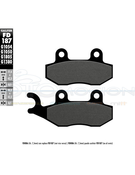 SEMI METAL BRAKE PADS