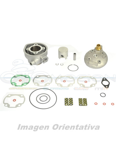 KIT DE CILINDRO BIG BORE CON CULATA  Ø 47,6 MM, 70 CC, BULON  Ø 12 MM, PISTON DE CABEZA PL