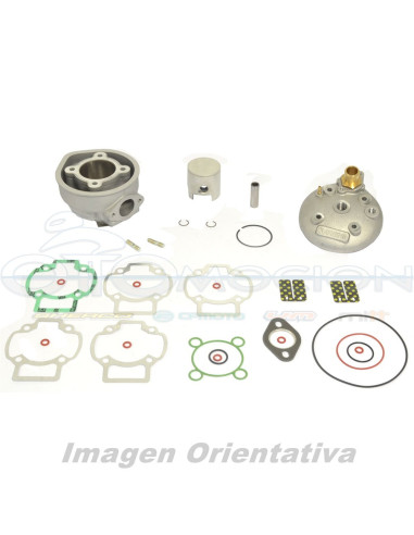 KIT DE CILINDRO BIG BORE CON CULATA  Ø 47,6 MM, 70 CC, BULON  Ø 12 MM, PISTON DE CABEZA PL