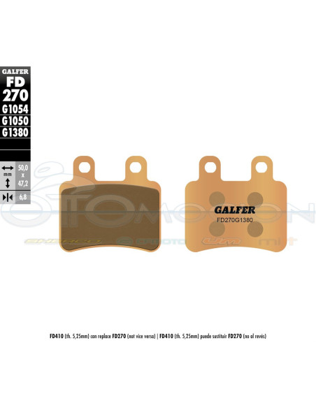 SINTER SCOOTER BRAKE PADS