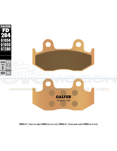 SINTER SCOOTER BRAKE PADS