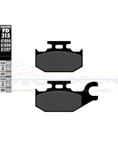 SEMI METAL BRAKE PADS