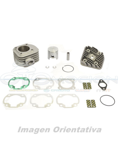 KIT DE CILINDRO BIG BORE CON CULATA  Ø 47,6 MM, 70 CC, BULON  Ø 12 MM, PISTON DE CABEZA AB