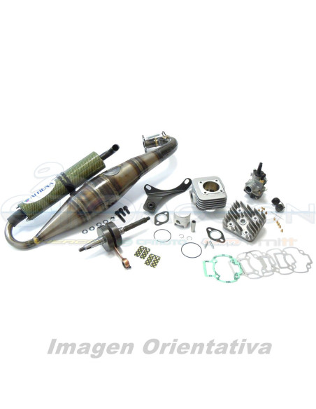 COMBO KIT: KIT DE CILINDRO BIG BORE Ø 47,6 MM, 70 CC, ESCAPE, KIT DE CARBURADOR Y CIGÜEÑAL