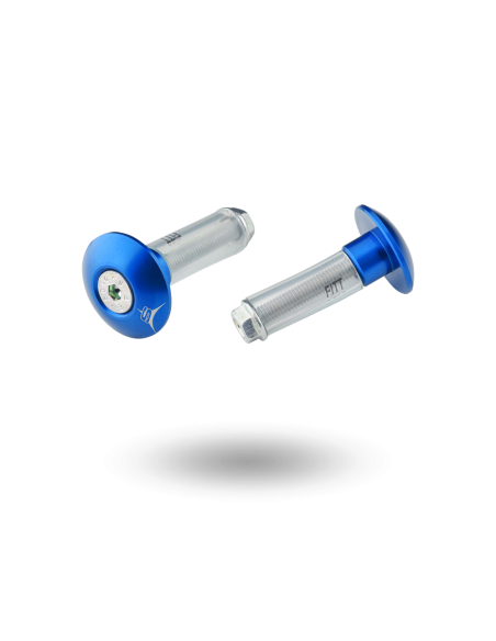 BAR ENDS SHERCO BLUE