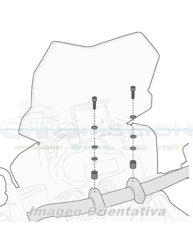 KIT TORNILLERIA S900A-SBAR-S901A ESP  BMW-KTM-R-TRIU-HON-YAM