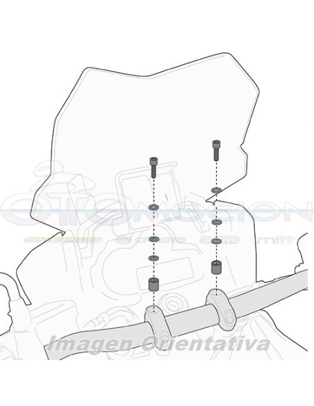 KIT TORNILLERIA S900A-SMARTBARESP HONDA-KAWASAKI